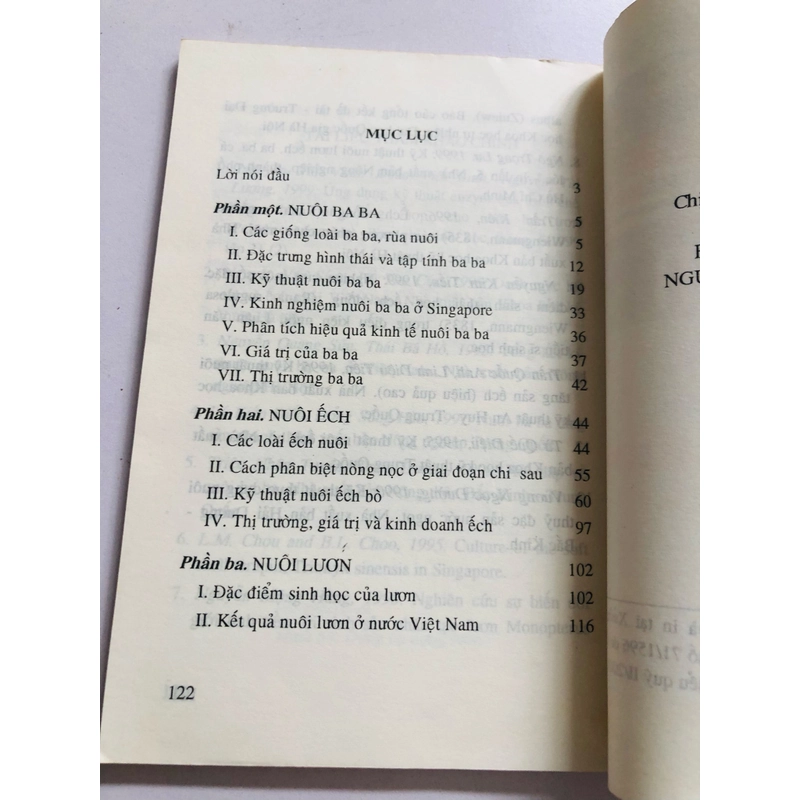 KỸ THUẬT NUÔI TĂNG SẢN BA BA, ẾCH, LƯƠN 528576