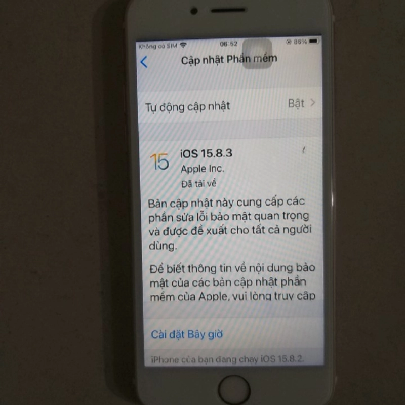 Iphone 6s, đã thoát icloud, màu sám hồng. 298664