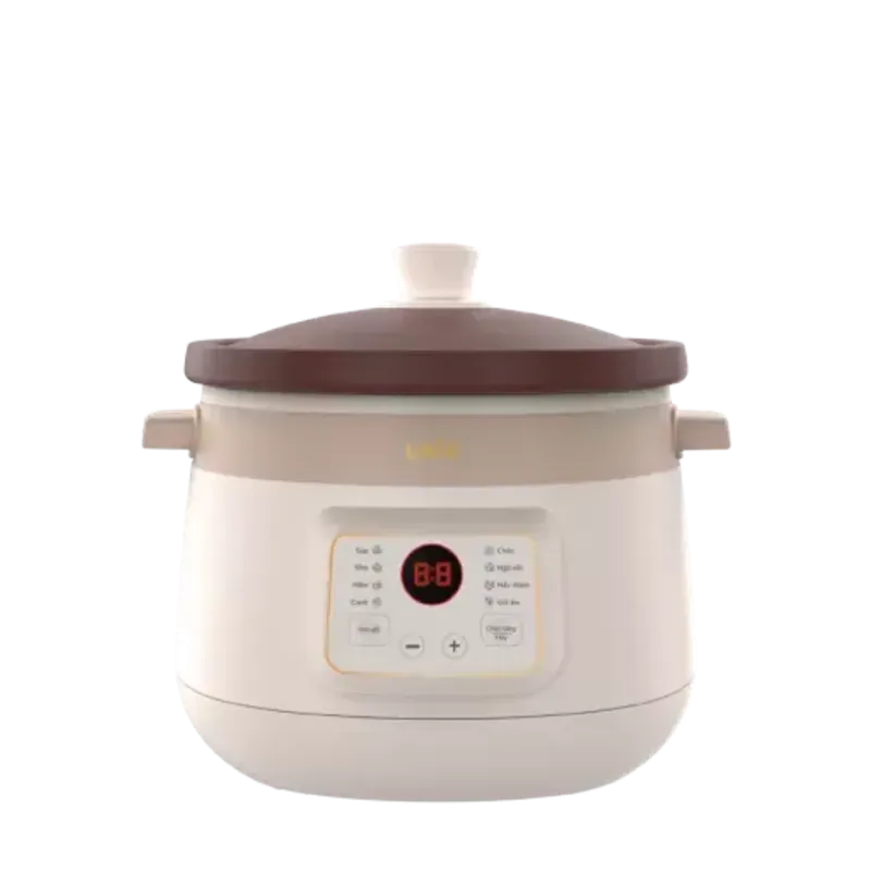 Nồi kho hầm đa năng UNIE USC308 3L lòng gốm tử sa, 8 chức năng, nấu chậm thông minh 578149