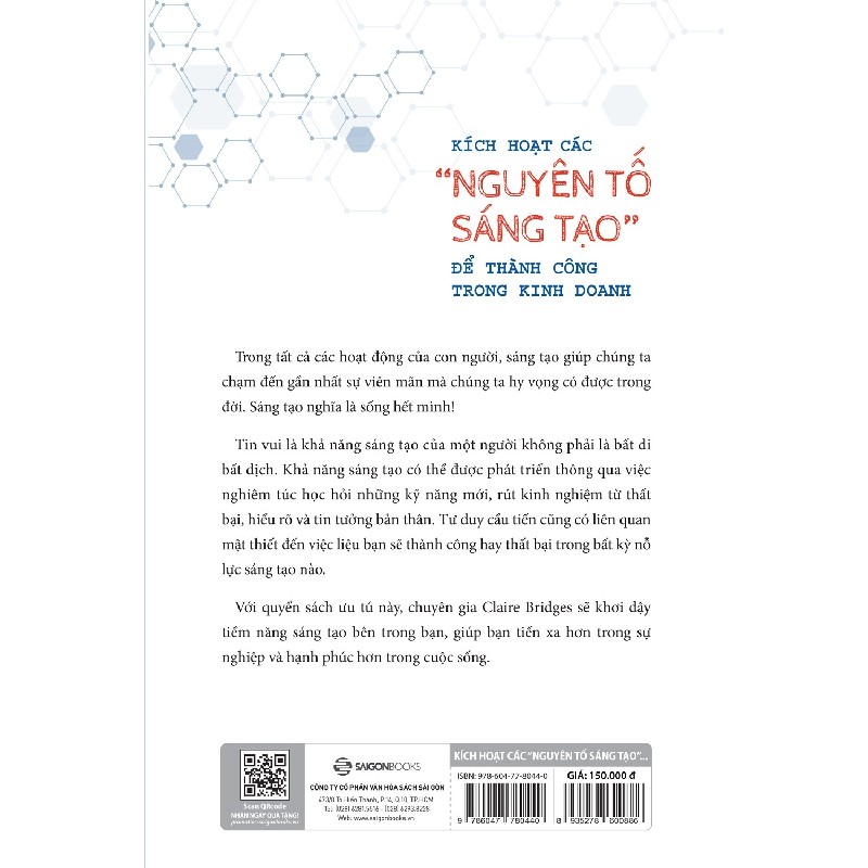 Kích Hoạt Các "Nguyên Tố Sáng Tạo" Để Thành Công Trong Kinh Doanh - Claire Bridges 137180