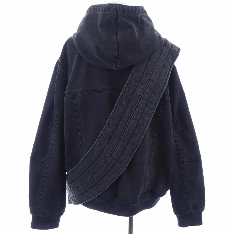 Louis Vuitton Áo khoác denim có mũ và dây đai HHA61WRDH - Hàng hiệu Chính hãng 894510