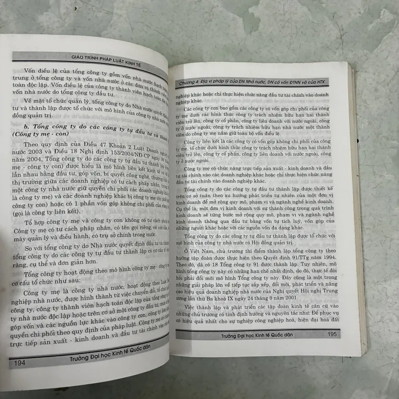 Giáo trình Pháp luật kinh tế 1009964