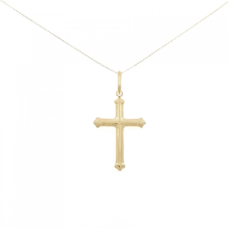 K18YG Dây chuyền hình chữ thập - Hàng hiệu Chính hãng 860774