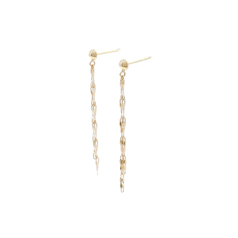 K18YG Bông tai - Hàng hiệu Authentic 870470