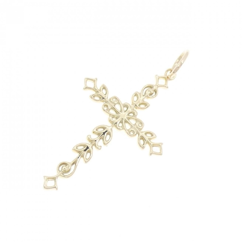 Agat K10YG Mặt dây chuyền hình chữ thập 665409