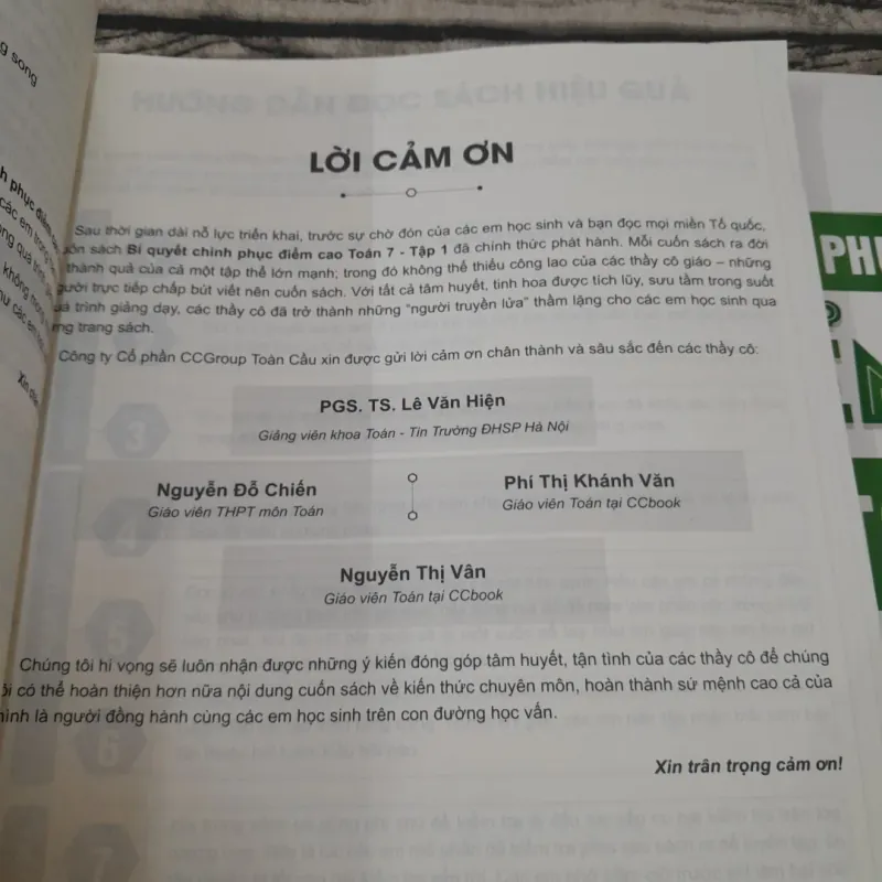 Chinh phục điểm cao môn Toán lớp 7. 2 tập. Chủ biên PGS Tiến sỹ Lê Văn Hiện 744830