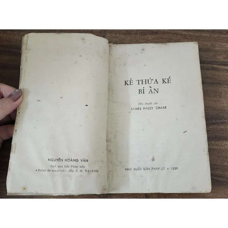 Tiểu thuyết của nhà văn James Hadley Chase: KẺ THỪA KẾ BÍ ẨN 719723