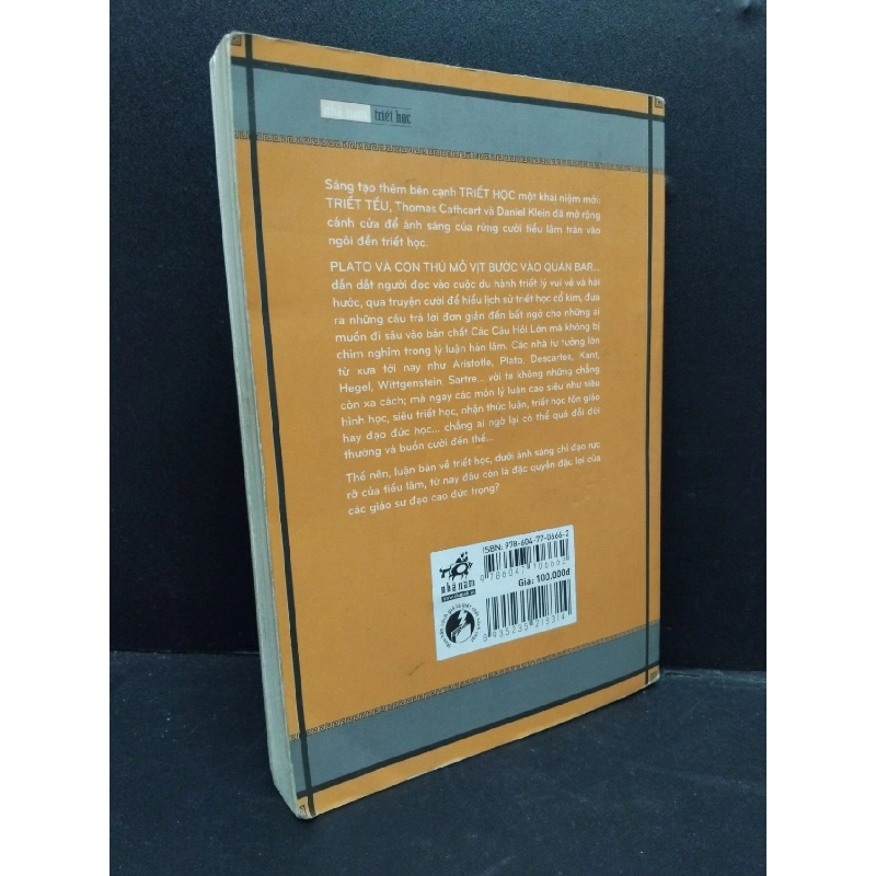 Plato Và Con Thú Mỏ Vịt Bước Vào Quán Bar mới 70% ố vàng, bẩn bìa 2018 HCM1406 Thomas Cathcart & Daniel Klein SÁCH VĂN HỌC 915522