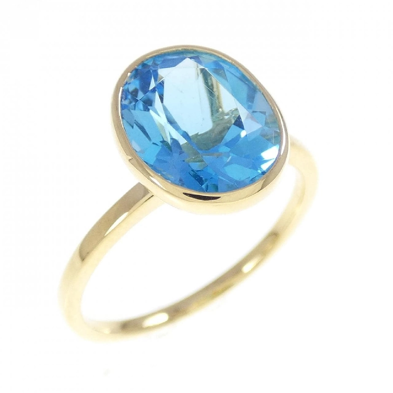 Nhẫn Blue Topaz K18YG 3.13CT - Hàng hiệu Chính hãng 853496