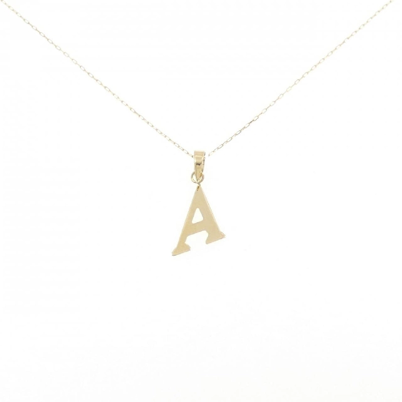 K18YG Chữ cái A Dây chuyền - Hàng hiệu Chính hãng 857183