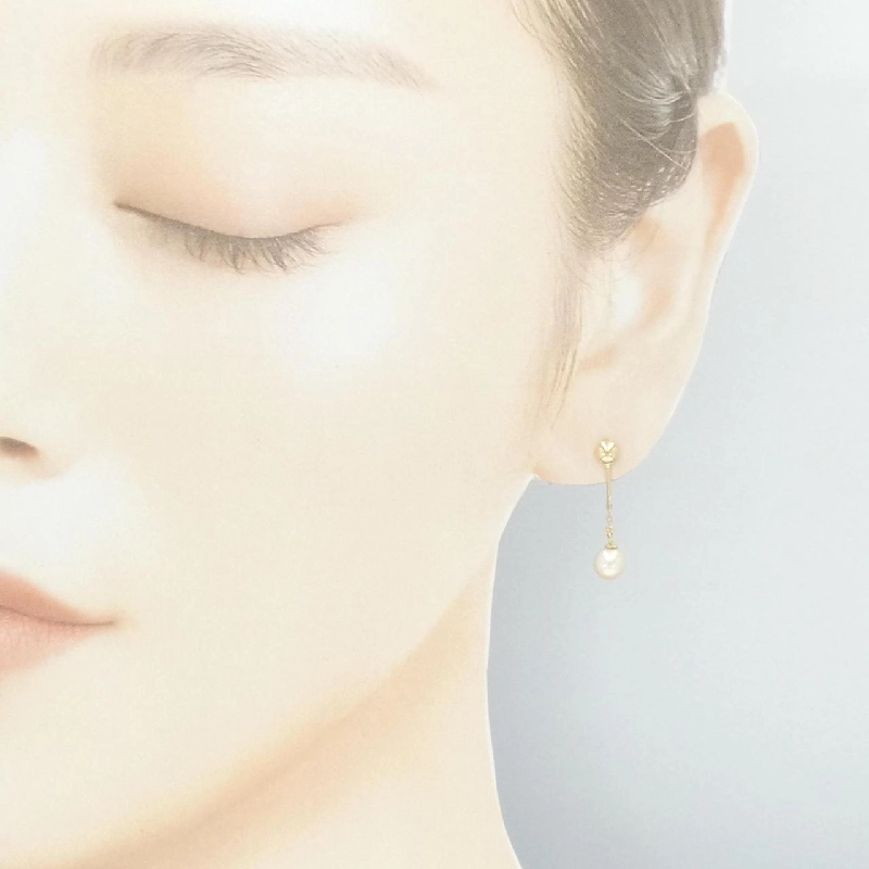 Bông tai ngọc trai Akoya K18YG 5.5mm - Hàng hiệu chính hãng 872995