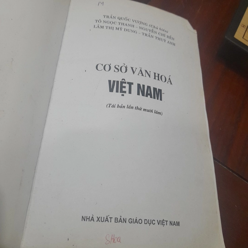 CƠ SỞ VĂN HÓA VIỆT NAM (Trần Quốc Vượng chủ biên) 326701