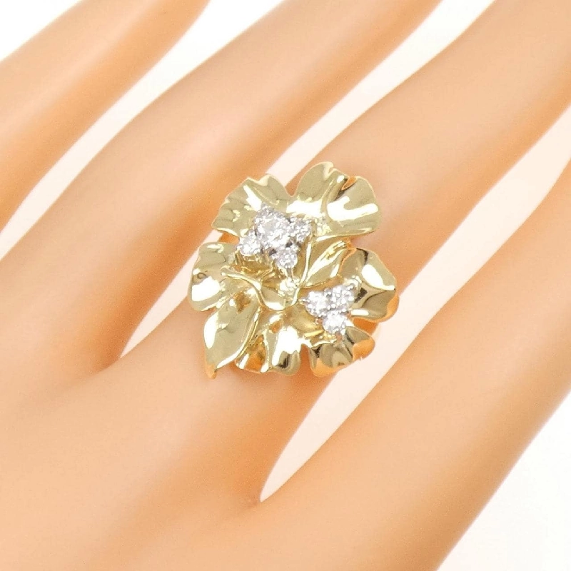 Nhẫn kim cương K18YG/PT900 0.40CT 668600