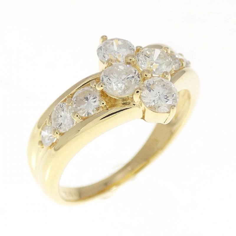 Nhẫn kim cương K18YG 1.02CT 671860