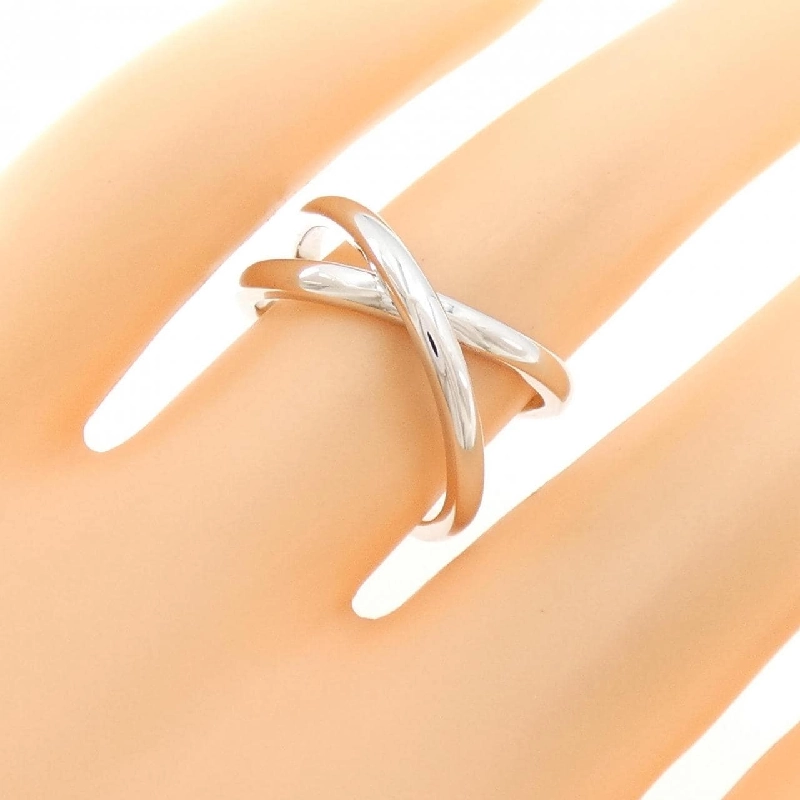 Nhẫn băng chéo Mikimoto - Hàng hiệu Authentic 839146