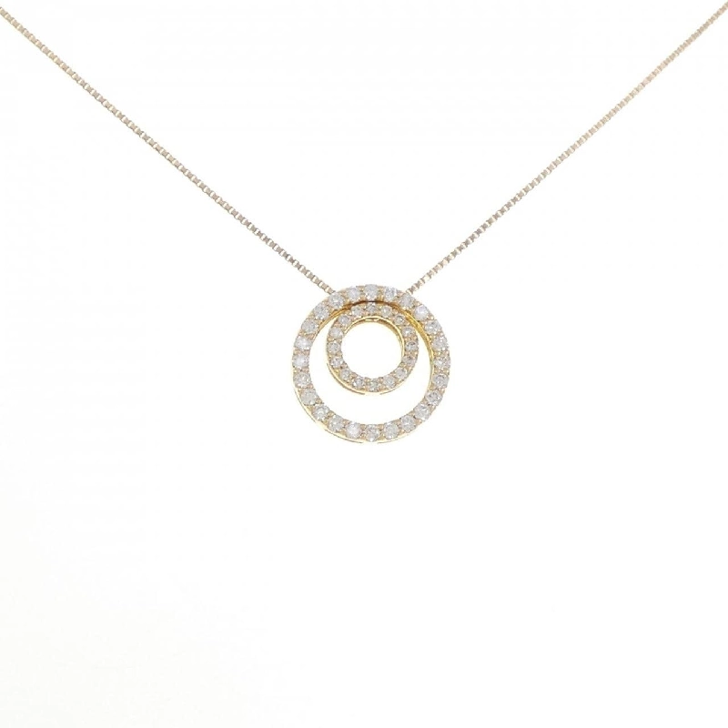 K18YG 2WAY Dây chuyền kim cương 0.33CT - Hàng hiệu Chính hãng 847737