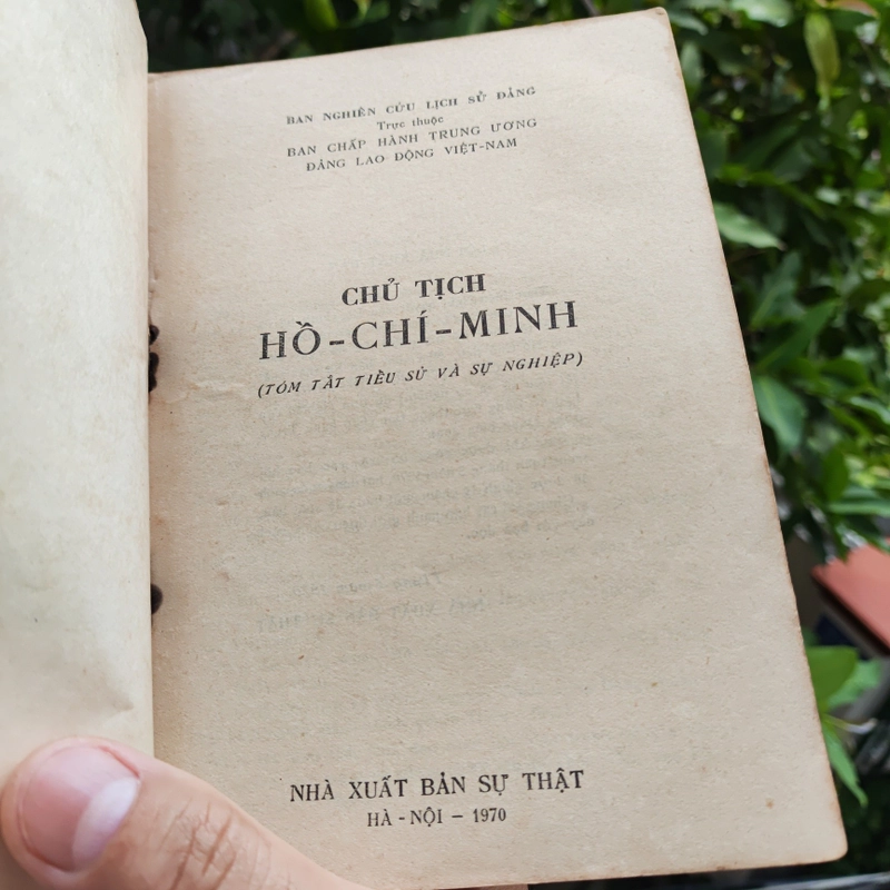 Chủ Tịch Hồ Chí Minh ( Tóm Tắt Tiểu Sử Và Sự Nghiệp) 532114