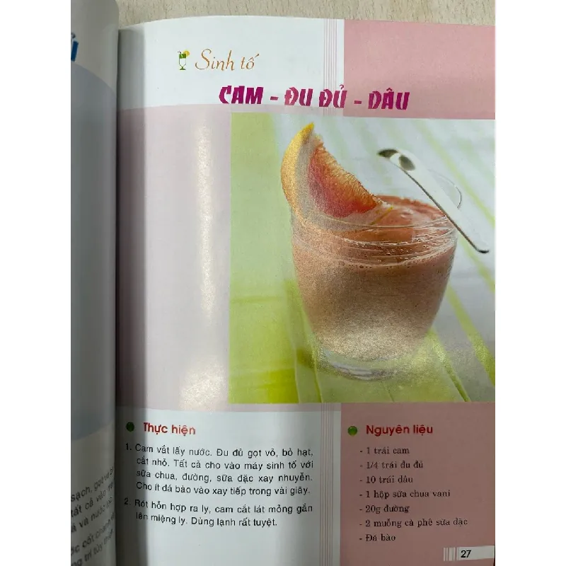 Sinh tố bổ dưỡng mới lạ, ngon miệng - Kim Nguyệt biên soạn 714478