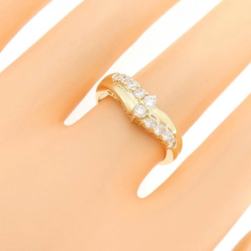 Nhẫn kim cương K18YG 0.50CT 667863