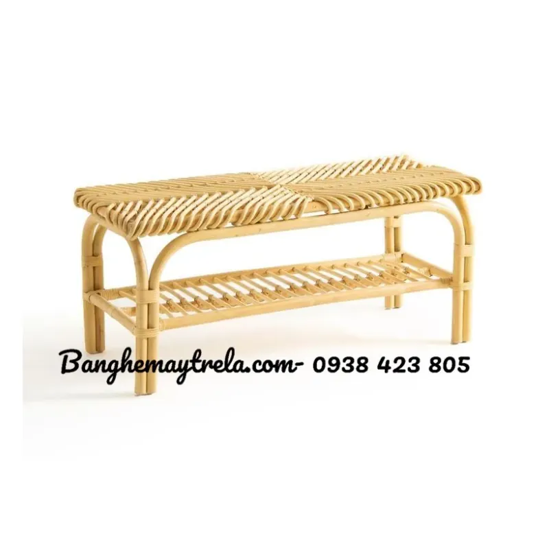 Ghế mây tự nhiên không tựa nhỏ gọn 675439