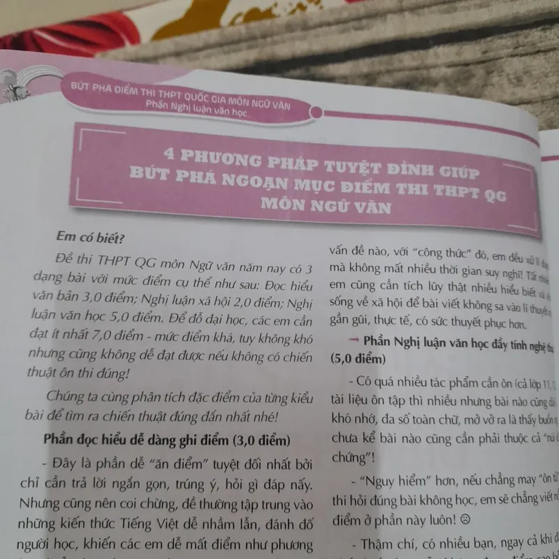 Thi THPT môn Ngữ Văn- Nghị Luận Văn Học. Giáo viên Chí Bằng 738484