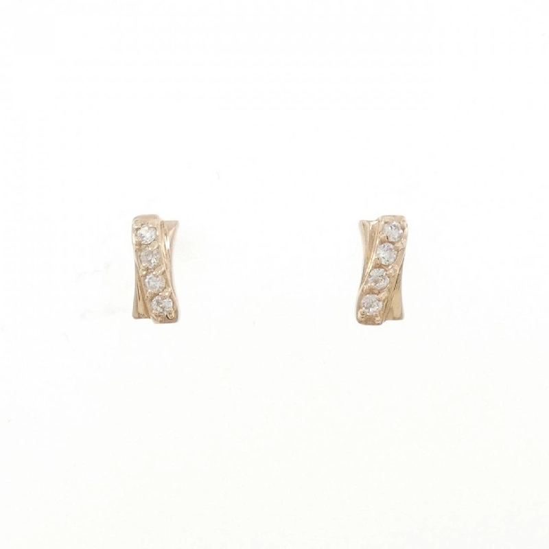 K18PG Bông tai Cubic - Hàng hiệu Chính hãng 867111