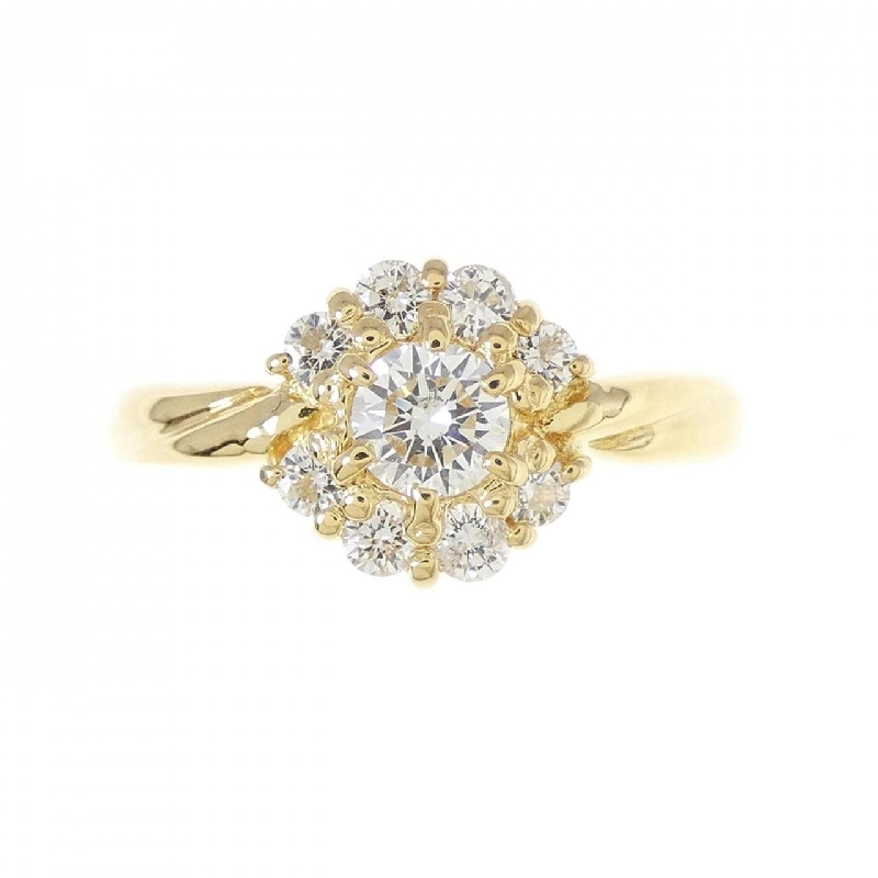 Nhẫn kim cương K18YG 0.50CT 673385