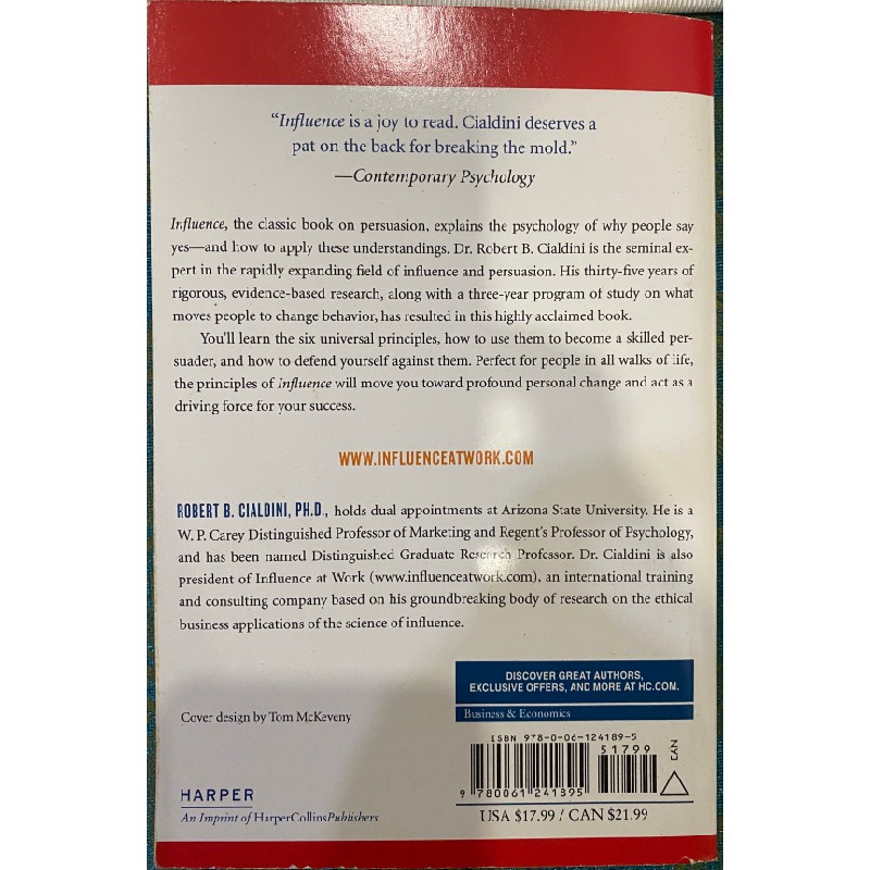 INFLUENCE - The Psychology of Persuasion 925