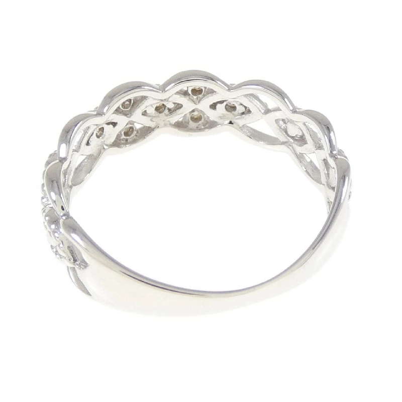 Nhẫn kim cương K10WG 0.08CT 671395