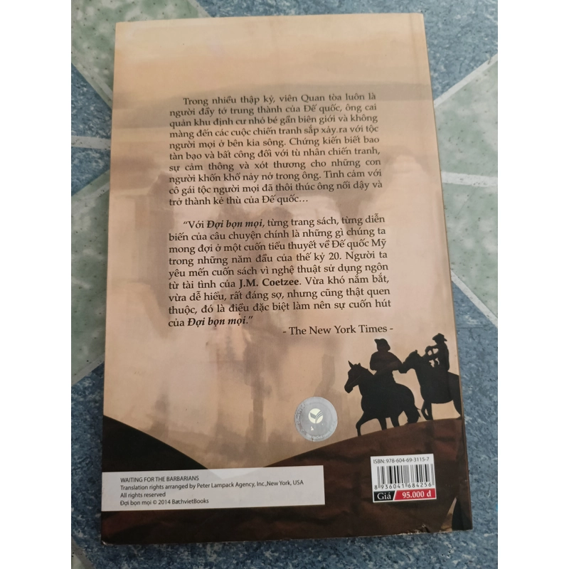 Đợi bọn mọi - John Maxwell Coetzee 510038