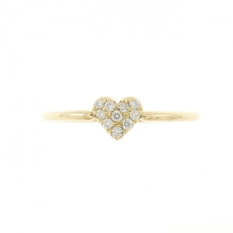 Nhẫn kim cương hình trái tim K18YG 0.05CT - Hàng hiệu chính hãng 854903