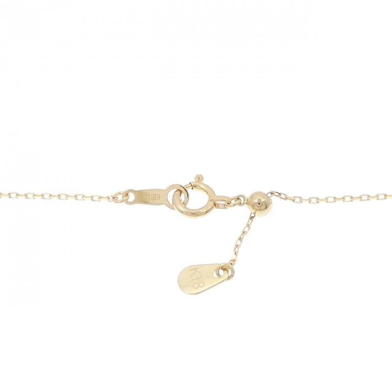 K18YG Dây chuyền kim cương chéo 0.03CT - Hàng hiệu Authentic 859449