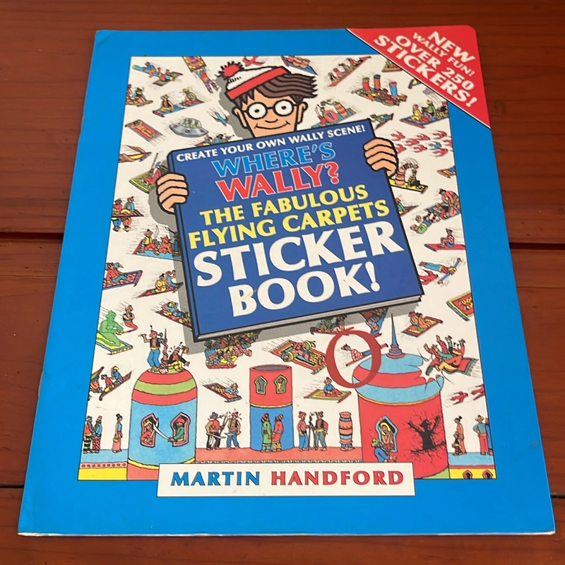 PICTURE BOOK where’s wally? The fabulous flying carpets sticker book! 536676
