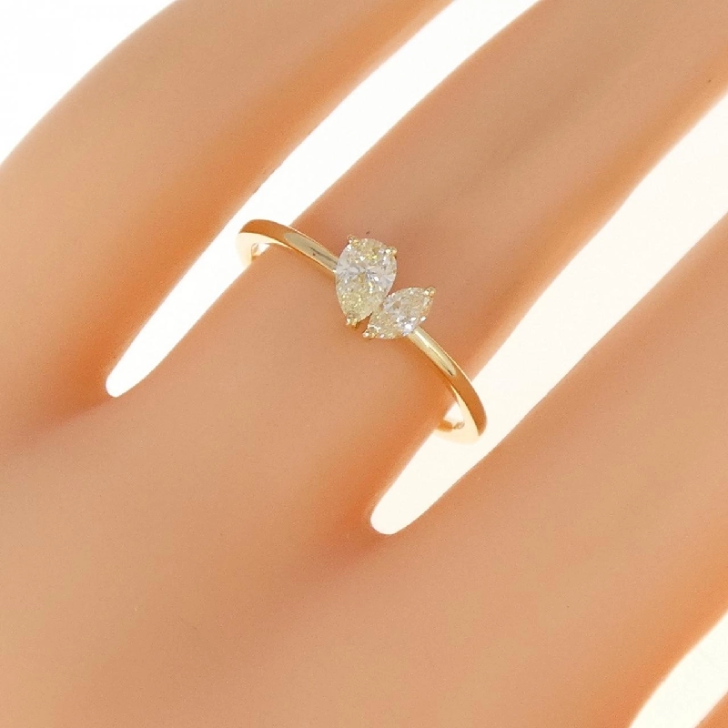 【Sản phẩm mới】Nhẫn kim cương K18YG 0.30CT 671992