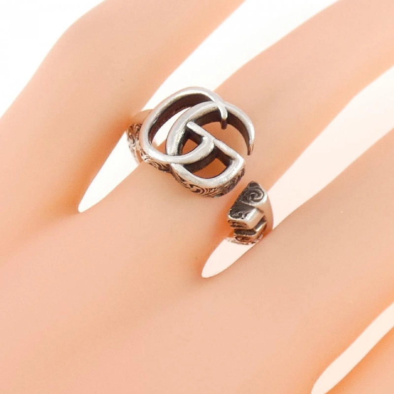 Nhẫn khóa đôi G Gucci - Hàng hiệu chính hãng 837892