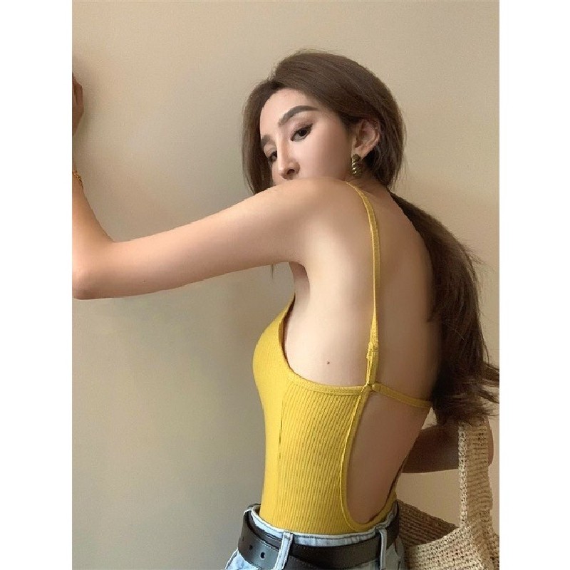 Áo bodysuit hở lưng  24785