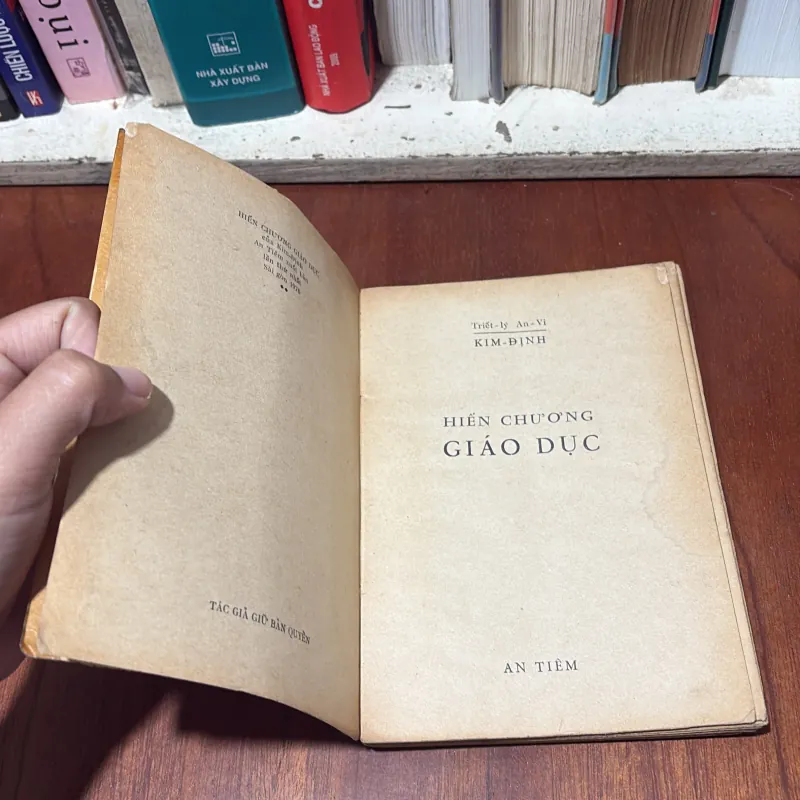 II Sách Xưa: Hiến Chương Giáo Dục - Kim Định - NXB An Tiêm - 1970 746667