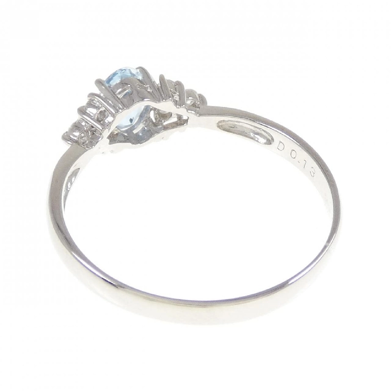 Nhẫn Aquamarine PT900 0.41CT - Hàng hiệu Chính hãng 848479