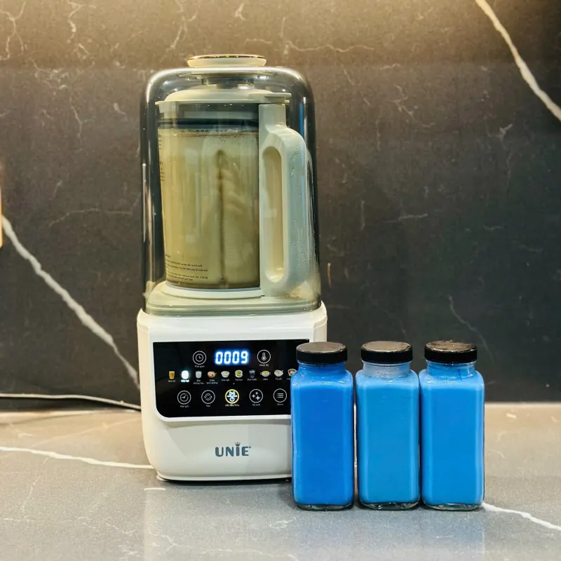 Máy làm sữa hạt UNIE UCB15 dung tích 1.5L, giảm ồn 30%, 10 chức năng nấu 785686