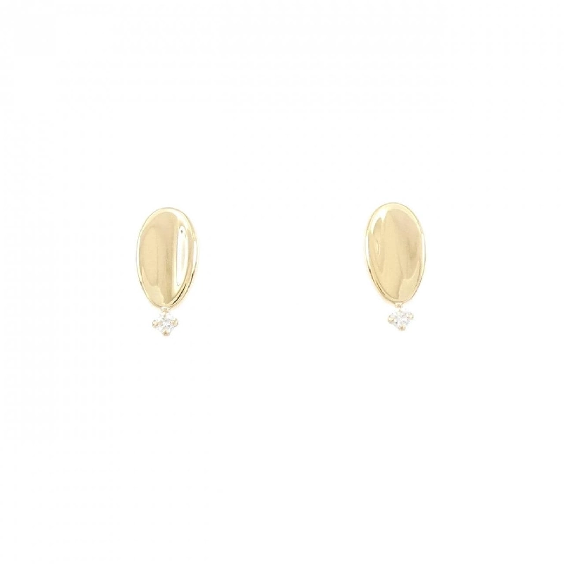 K18YG Bông tai kim cương 0.06CT - Hàng hiệu Chính hãng 877401