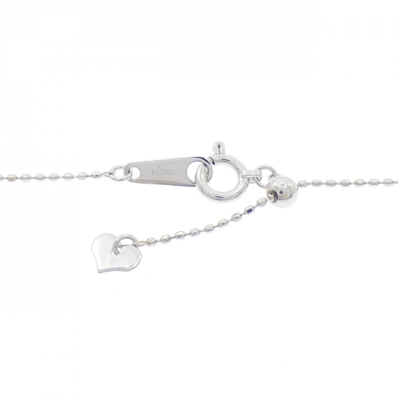 K18WG Ruby Chữ K Dây Chuyền 0.12CT - Hàng hiệu Chính hãng 857624