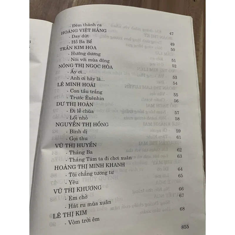 Thơ văn nữ Việt Nam - hơn 850 trang, bìa cứng  697134