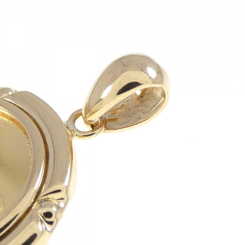 K18YG(枠) Đồng xu Mặt dây chuyền - Hàng hiệu Chính hãng 864141