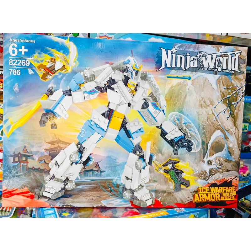 Đồ chơi lắp ráp Ninja World 82269 Ice Warfare Armor 164872