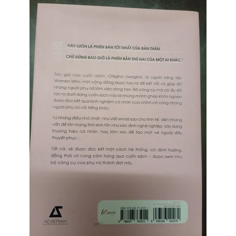 Sách đen: Bộ công cụ của phụ nữ thành đạt - Sách cũ 642703
