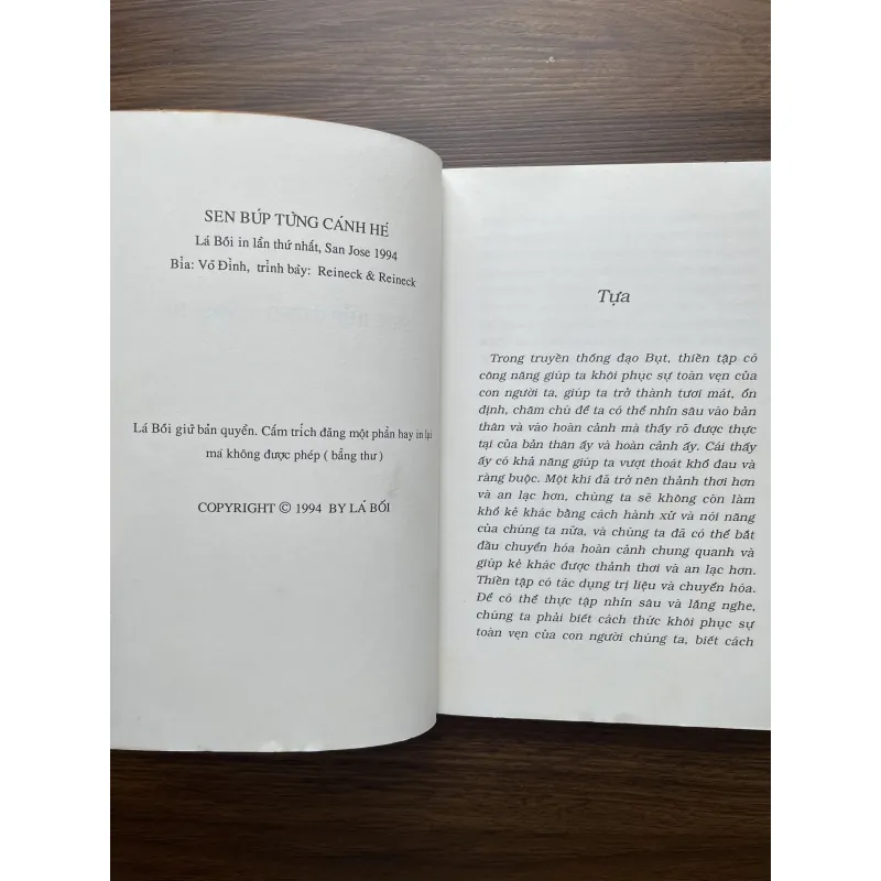 Sen búp từng cánh hé - Thích Nhất Hạnh 991447