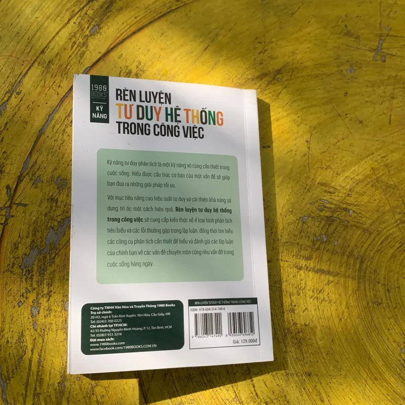 RÈN LUYỆN TƯ DUY HỆ THỐNG TRONG CÔNG VIỆC- ALBERT RUTHERFORD  780440
