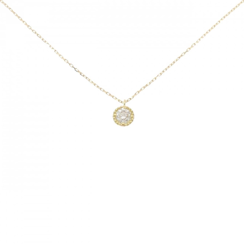 K18YG Solitaire Dây chuyền kim cương 0.31CT - Hàng hiệu Chính hãng 848319