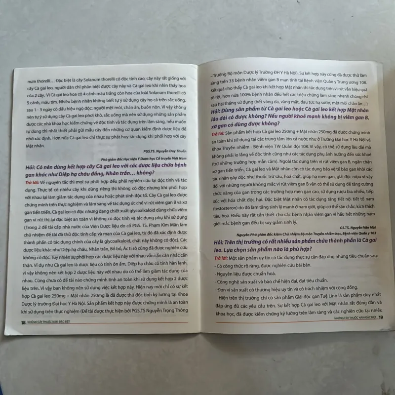 Những cây thuốc đặc biệt cho người bệnh gan 779977