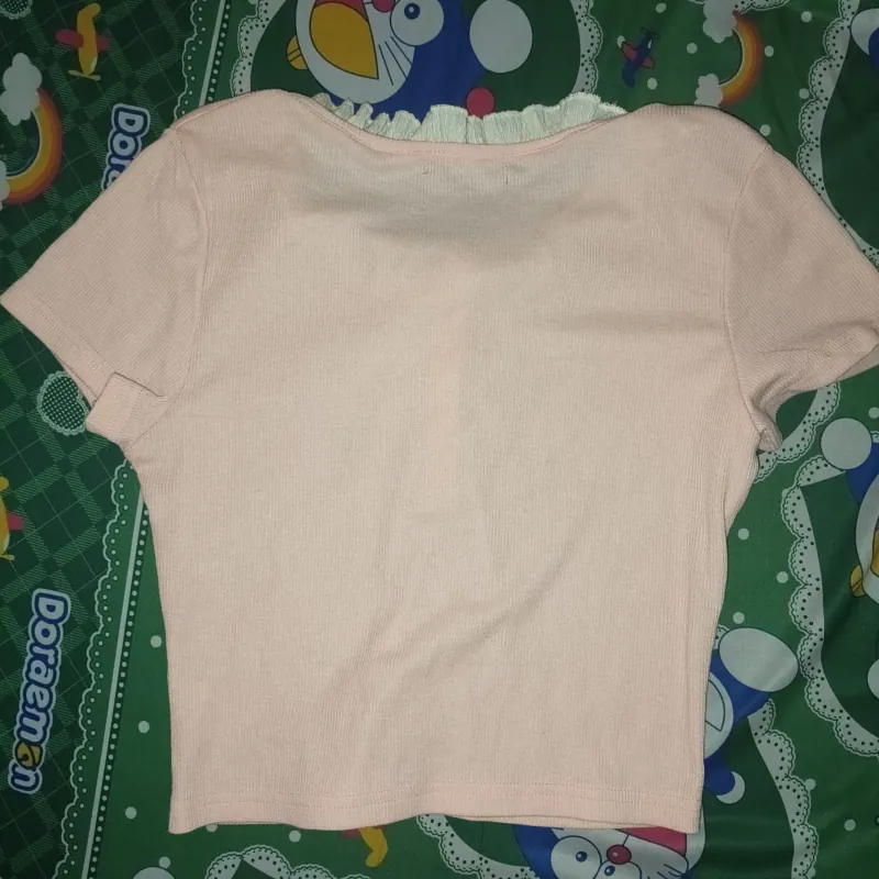 ÁO KIỂU CROPTOP MÀU HỒNG 756873